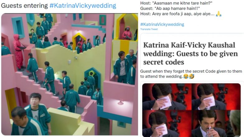 #KatrinaVickyWedding Funny Memes Go Viral: Here&rsquo;s Why Katrina Kaif-Vicky Kaushal Wedding Guests Have Become Butt of All Jokes on Social Media!