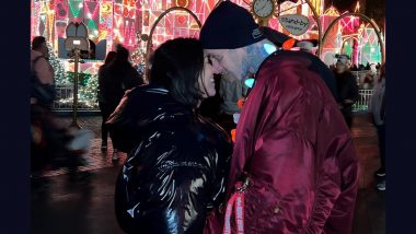 Kourtney Kardashian With Travis Barker And Kids Enjoy A Trip To Disneyland Ahead Of Christmas 2021 (View Pics)