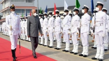 India News | President Kovind Witnesses Operational Demonstration by Southern Naval Command in Kerala's Kochi