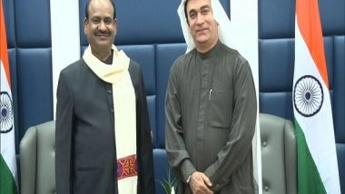World News | UAE Envoy to India Calls on Lok Sabha Speaker