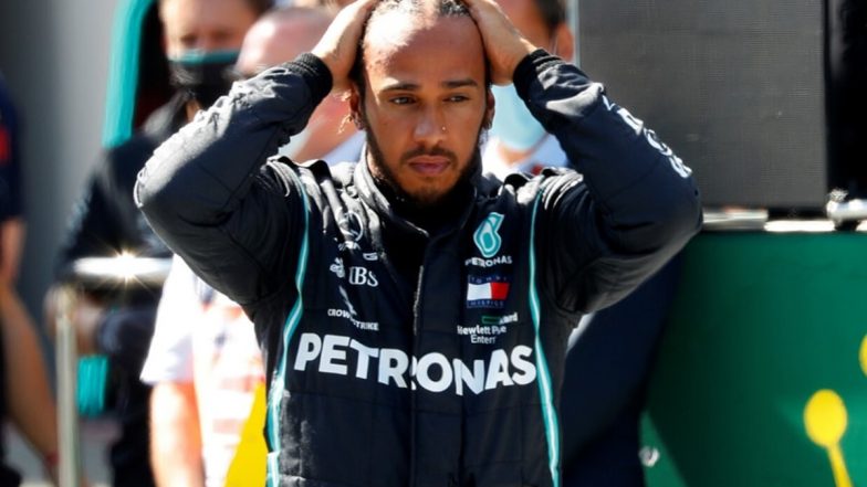 Lewis Hamilton Consoled By His Dad & Fellow Racers After the Mercedes Racer Loses Formula 1 Championship 2021 Title to Max Verstappen (Watch Video)