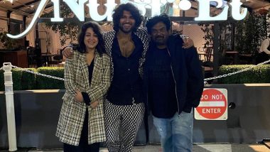 Vijay Deverakonda Gorges on 'Yummy' Food With Puri Jagannadh and Charmme Kaur in Las Vegas! (View Pic)