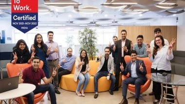 Business News | Medtronic India is Now Great Place to Work-Certified from November 2021 to November 2022