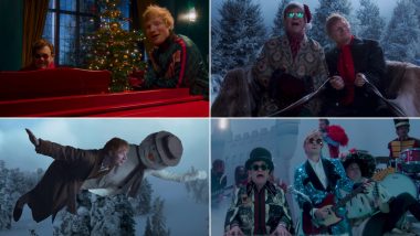 Merry Christmas Song: Ed Sheeran and Elton John’s Snowy Melody Will Get You in the Festive Mood (Watch Video)
