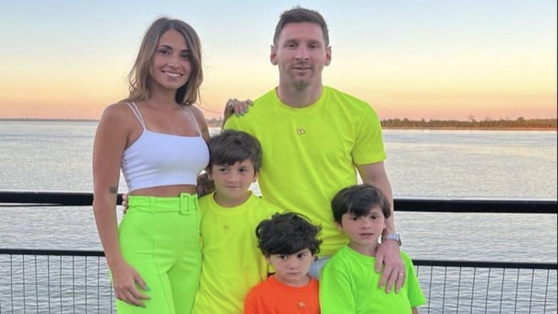 Lionel Messi Parties With Wife Antonella Roccuzzo & Kids, Posts Pictures on Social Media