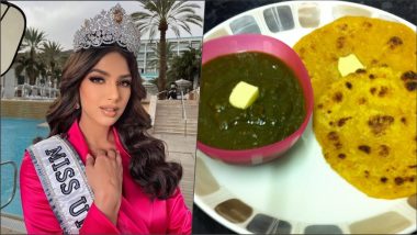 Harnaaz Sandhu, Miss Universe 2021 To Gorge On ‘Makki Ki Roti’ and ‘Sarson da Saag’ in Chandigarh