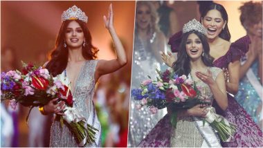 Miss Universe 2021 Harnaaz Sandhu Crowning Moment Video: Watch Andrea Meza Crown Indian Beauty Queen As Her Successor