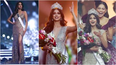 Miss Universe 2021 Winner Name is Harnaaz Sandhu! 21-Year-Old Chandigarh Girl Wins Crown at 70th Edition of Beauty Pageant