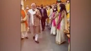 India News | PM Modi Makes Impromptu Visit to Another Building of IIT Kanpur, Holds Interaction with Students