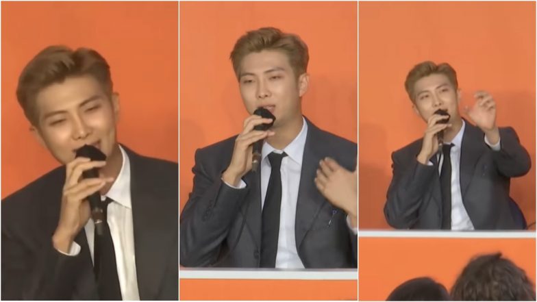 Koreans applaud BTS's RM for his thoughtful and eloquent answers