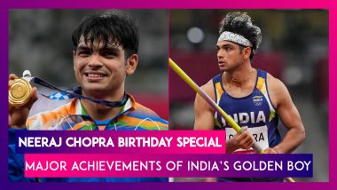Happy Birthday Neeraj Chopra: 5 Major Achievements of India’s Golden Boy