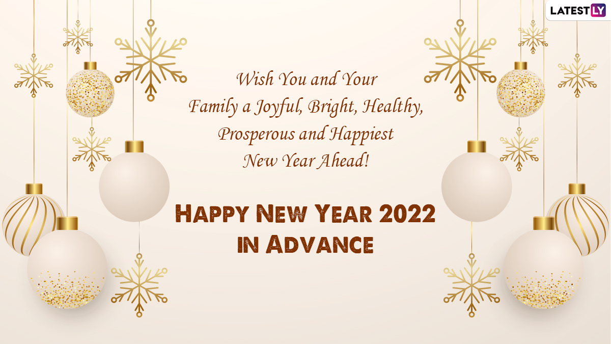 Happy New Year 2022 Wishes: Send Images, WhatsApp Messages ...