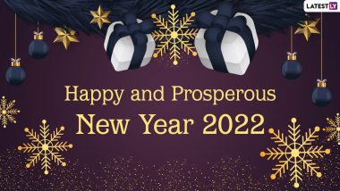 New Year 2022 Images & HD Wallpapers for Free Download Online: Wish Happy New Year With Latest WhatsApp Messages, Quotes and Greetings
