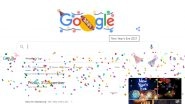 New Year&rsquo;s Eve 2021 Google Doodle Is a Colourful Delight With Confetti Popper, Perfect Way To Mark Last Day of the Year