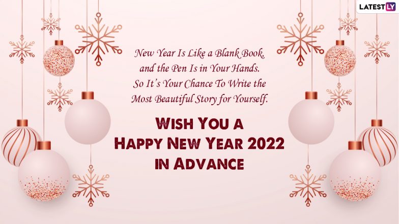 Advance happy new year 2022