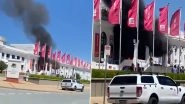 Old Parliament House in Canberra Set on Fire by Protesters