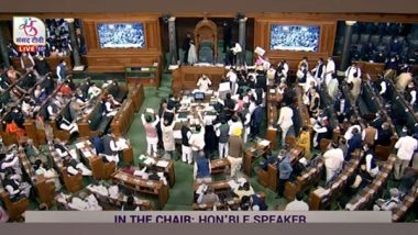 India News | Winter Session: Lok Sabha Adjourned Till Noon Today