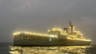 India News | Indian Naval Ships Visit Kerala's Beypore Port to Participate in International Water Fest