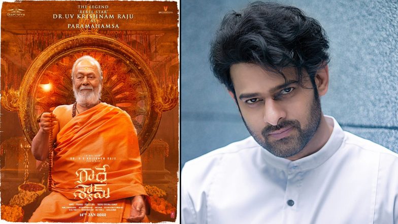 Radhe Shyam: Prabhas Shares First Look of Rebel Star Krishnam Raju As Paramahamsa From the Film!