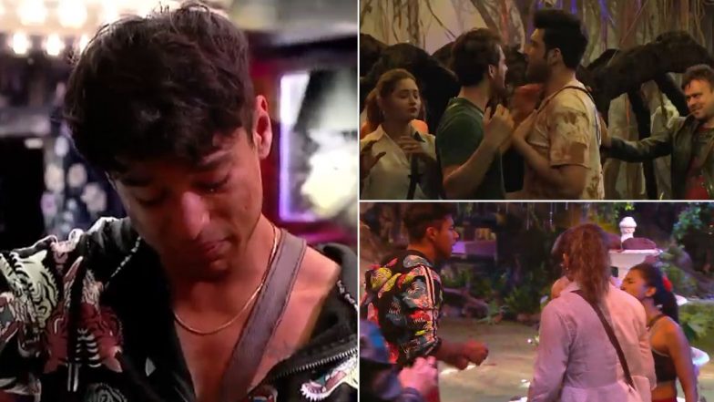 Bigg Boss 15: Pratik Sehajpal Breaks Down After Karan Kundrra Pushes Him Forcefully During a Task (Watch Video)