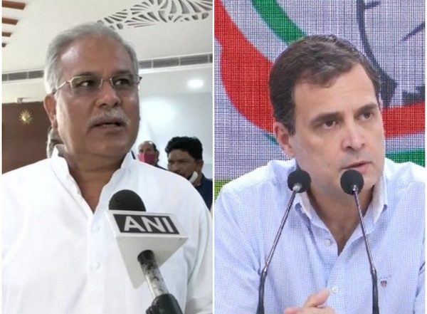 India News | Bhupesh Baghel Apprises Rahul Gandhi of Congress Preparations for UP Polls