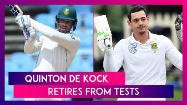 Quinton de Kock Announces Test Retirement