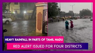 Heavy Rainfall In Parts Of Tamil Nadu, IMD Issues Red Alert For Chennai, Kanchipuram, Thiruvallur