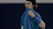Sports News | World Number Five Andrey Rublev Tests COVID Positive Ahead of ATP Cup and Australian Open