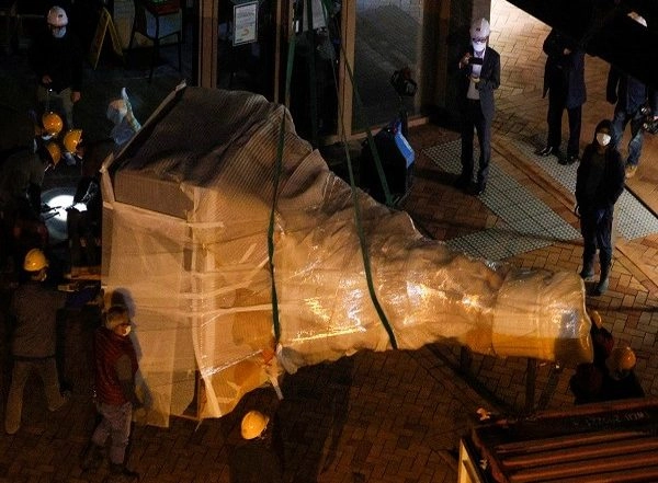 World News | Hong Kong University Removes 'Pillar of Shame' Dedicated to Victims of Tiananmen Massacre