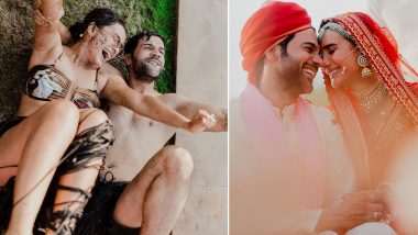 Rajkummar Rao Celebrates His One-Month Wedding Anniversary by Sharing Adorable Pictures With His Wife Patralekhaa (View Pics)