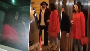 Ranveer Singh, Deepika Padukone Enjoy a Festive Family Dinner on Christmas Night (Watch Video)