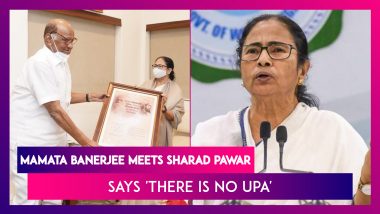 Mamata Banerjee Meets Sharad Pawar during Mumbai Visit, Says 'There is No UPA' During Press Conference