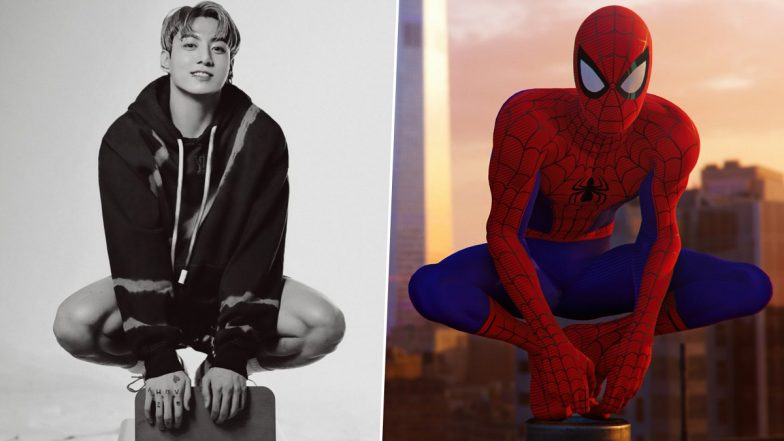 JungKook Reimagined as Spider-Man! BTS' Golden Maknae's Latest Photoshoot Has ARMY Believe He Could Be The Next Web-Slinger (View Photos)