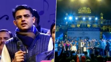 Sachin Pilot Shares Video Singing ‘Jeena Yahan, Marna Yahan’ at Private Event in Jaipur (Watch Video)