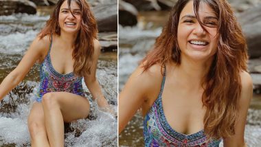 Samantha Ruth Prabhu Is a Sight To Behold As She Poses in a Printed Monokini in Goa (View Pic)