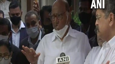 India News | Need to Provide 'strong Alternative' at National Level, Says Sharad Pawar After Meeting Mamata Banerjee