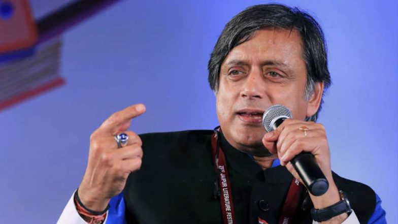 Shashi Tharoor Issues Explanation After Pic of Him Having Chat With Supriya Sule in Parliament Goes Viral, Says ‘She Was Asking Me a Policy Question’ | 📰 LatestLY