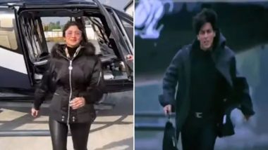 Shilpa Shetty Kundra Recreates K3G’s Iconic Helicopter Scene Featuring Shah Rukh Khan (Watch Video)