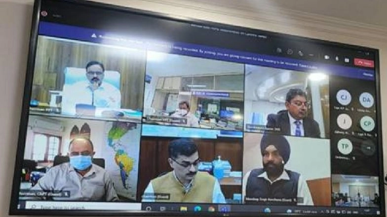 Cyclone Jawad: Shipping Minister Sarbananda Sonowal Takes Stock of Preparedness for Cyclonic Storm With Port Stakeholders; Urges to Stay Alert and Prepared