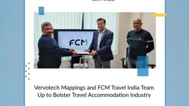 Business News | Vervotech Mappings and FCM Travel India Team Up to Bolster Travel Accommodation Industry