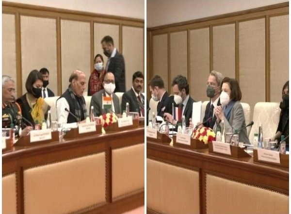 World News | Rajnath Singh Meets French Counterpart Parly, Holds 3rd Annual Defence Dialogue