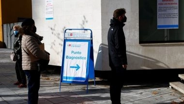 World News | Spain Records Highest-ever 14-day Incidence of COVID-19 After Christmas Break