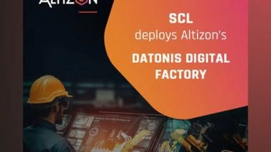 Business News | Sundaram Clayton Accelerates IIoT Led Manufacturing Transformation Journey with Altizon's Datonis Digital Factory