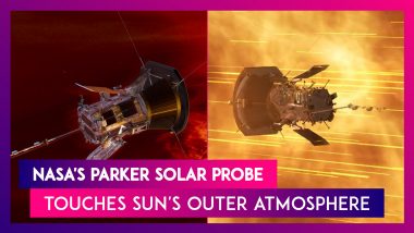 NASA's Parker Solar Probe Touches Sun's Outer Atmosphere, Makes Space History