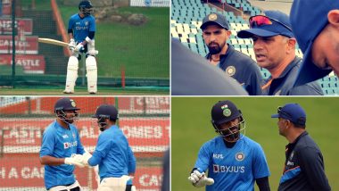Team India Engages in Intense Nets Session Ahead of First Test Against South Africa in Centurion (View Pics and Video)