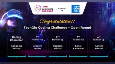 Business News | IIT BHU Student Sangeeta Mishra Wins India's Top Women Coder Title Beating 73 Thousand Programmers at Geek Goddess 2021