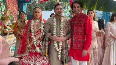 Tejashwi Yadav Wedding Ceremony: RJD Leader Marries Long-Time Friend Rachel In New Delhi; View Pics