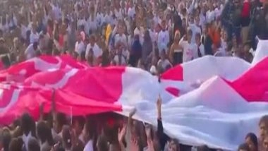 India News | Thousands of Women Participate in Marathon Organised by Congress in UP's Jhansi