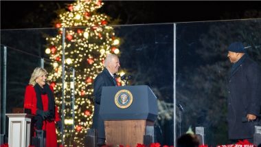 Christmas 2021: Joe Biden Helps Light National Christmas Tree Near White House