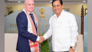 World News | Russian Industry Minister Calls on Shipping Minister Sonowal, Discusses Collaboration on Shipbuilding